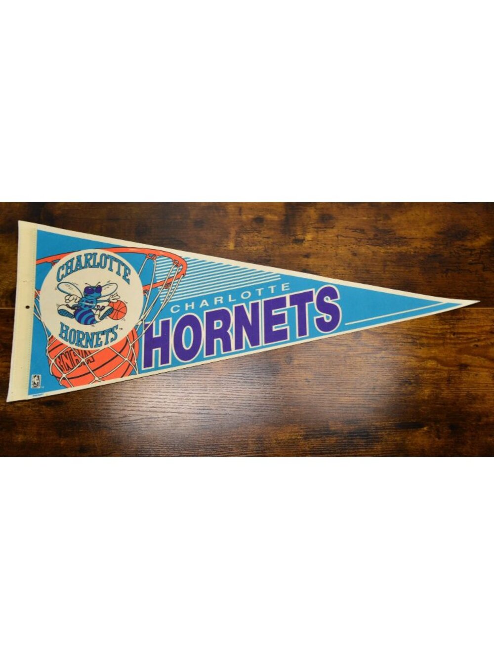 Charlotte Hornets NBA Vintage Team Pennant Basketball Memorabilia 30 inches